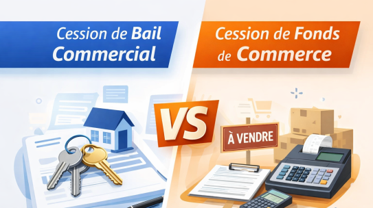CESSION DE BAIL OU CESSION DE FONDS DE COMMERCE : QUELLES SONT LES DIFFÉRENCES ?