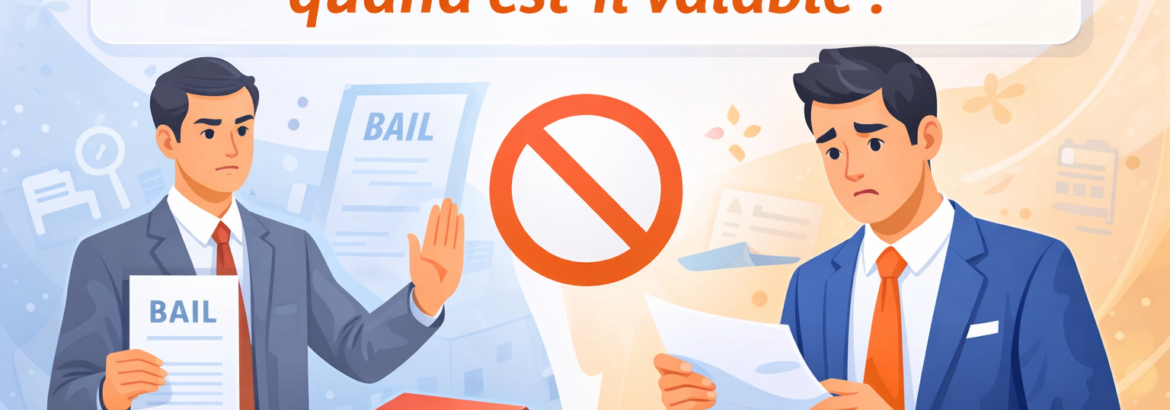 cession de bail et refus du bailleur