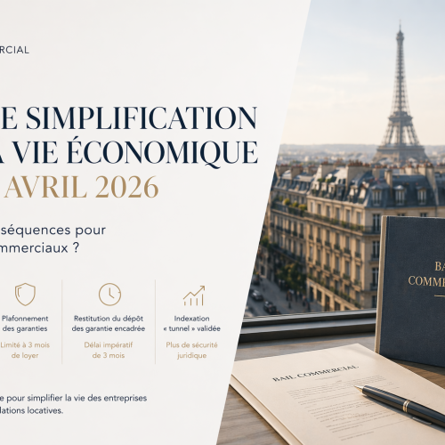 LOI DE SIMPLIFICATION DE LA VIE ÉCONOMIQUE 2026 : QUELLES CONSÉQUENCES POUR LES BAUX COMMERCIAUX ?
